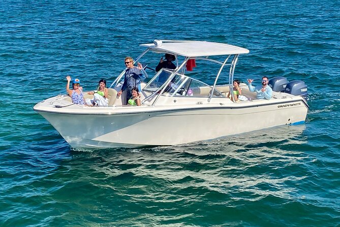 Private Charter 28ft Grady White. Stingrays, Snorkeling, Starfish - Coral reef snorkeling with equipment provided