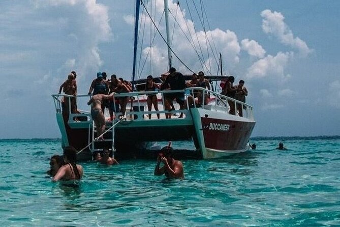 Stingray City Catamaran Sunset Tour - From Safehaven Marina to the Buccaneer Catamaran
